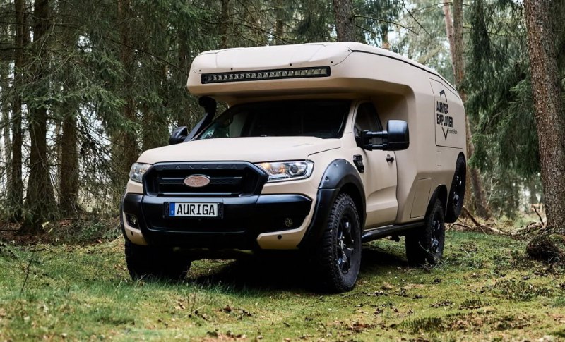 Ford Ranger превратили в автодом с душем и кухней
...