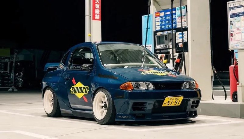 Suzuki Twin превратили в мини-клон Nissan Skyline ...