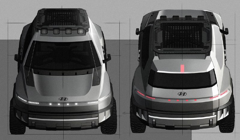 Hyundai опубликовала эскизы нового внедорожника 

...