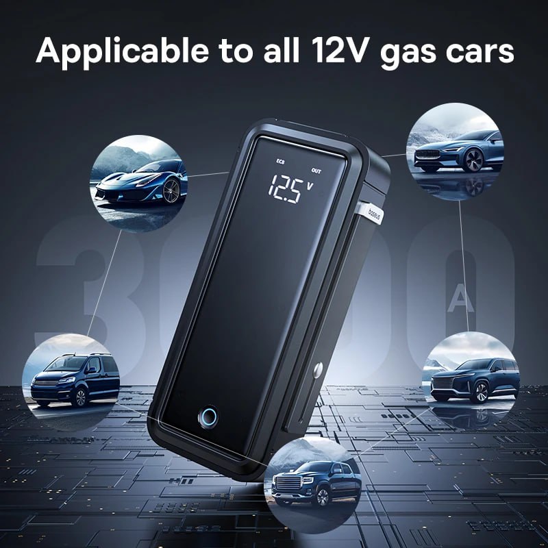 Суперконденсатор Baseus, автомобильный стартер 300...