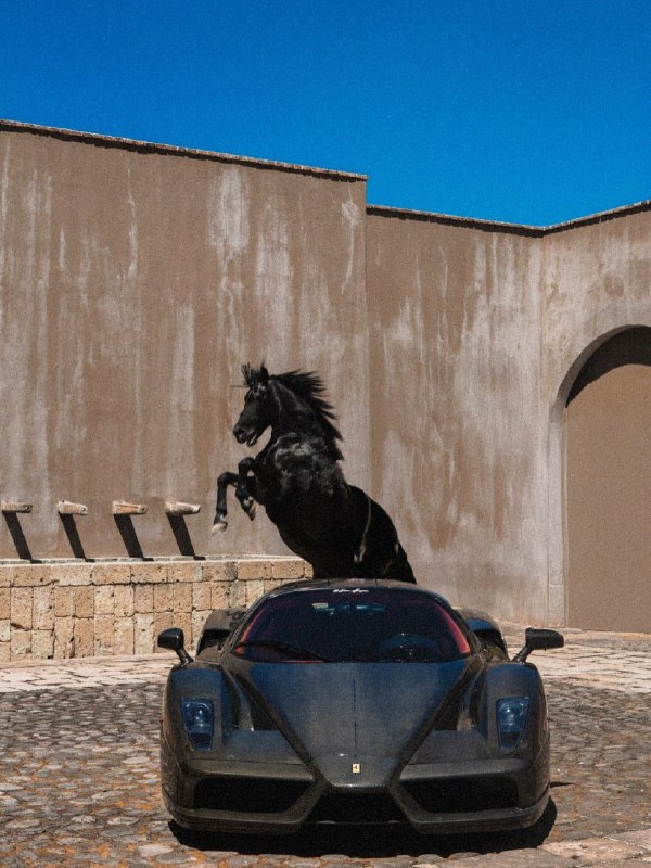 В Мексике пересобрали логотип Ferrari в реальности...